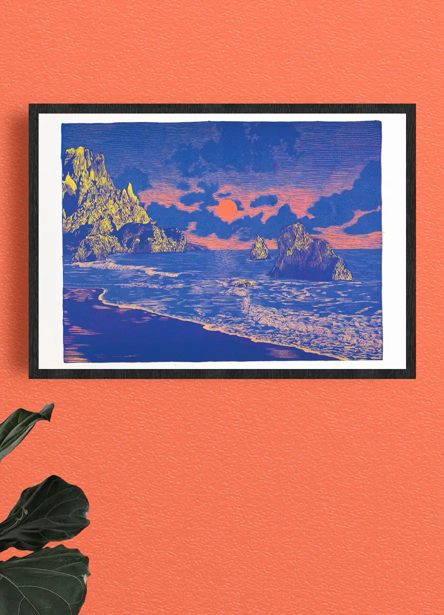 Affiche A3 - Manon Diemer - Apocalyptic sea