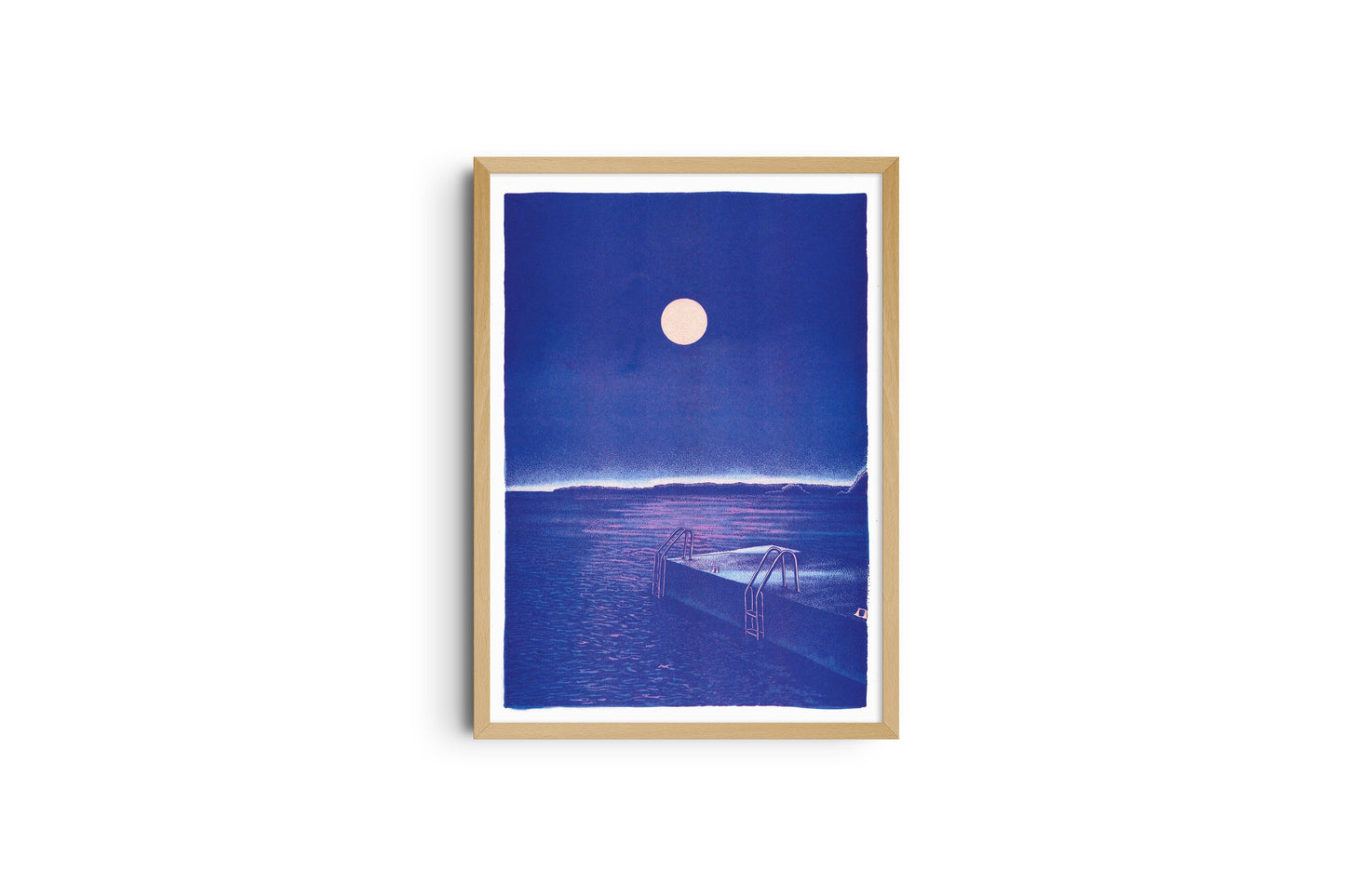 Affiche A3 - Manon Diemer - Le Bain de minuit
