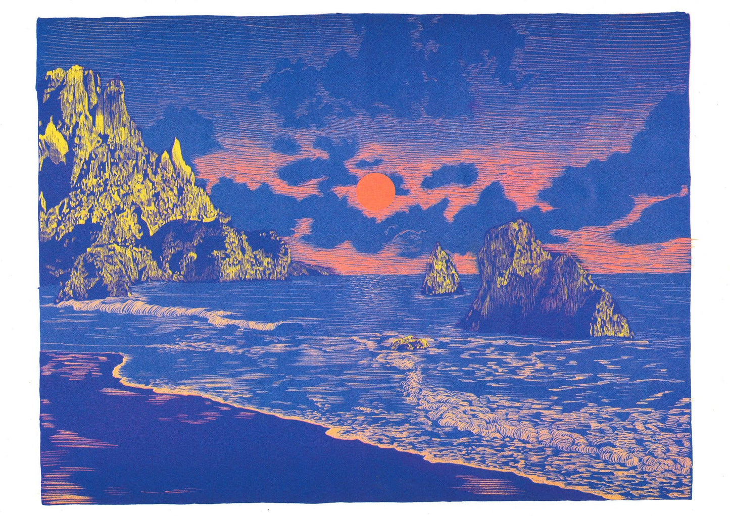Affiche A3 - Manon Diemer - Apocalyptic sea