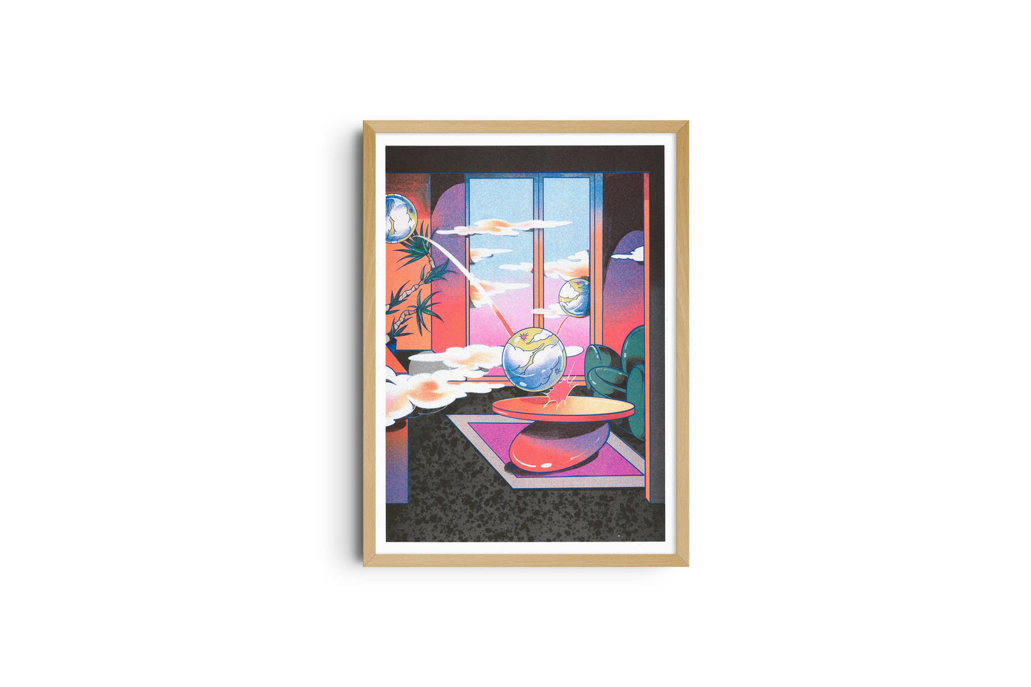 Affiche A3 - Beya Panicha - Cloudy Room Night