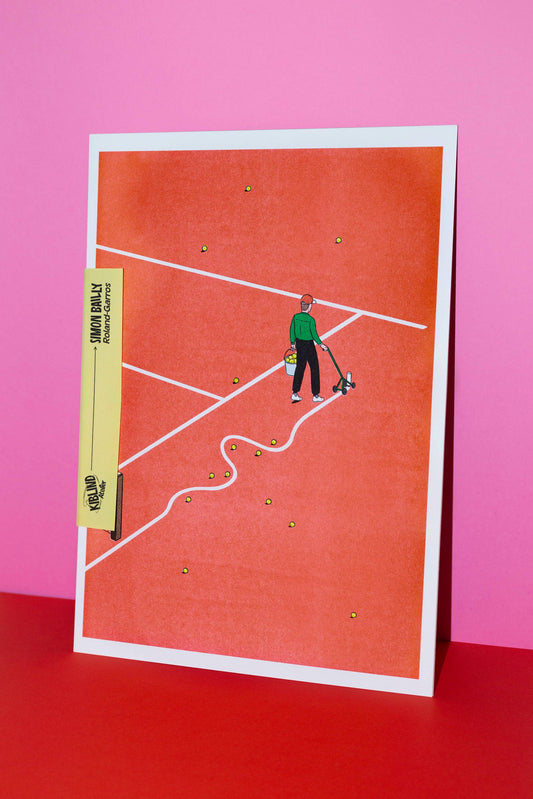 Affiche A3 - Simon Bailly - Roland-Garros